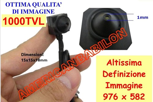 Micro telecamera 1000tvl - micro,