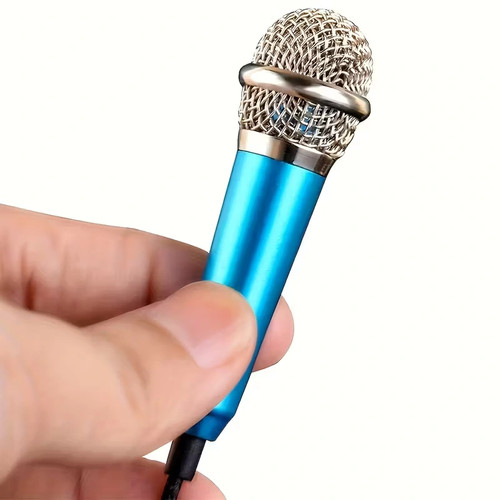 Mini microfono 5mm - microfono, argento