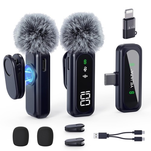 Microfono wireless dual - microfono, con
